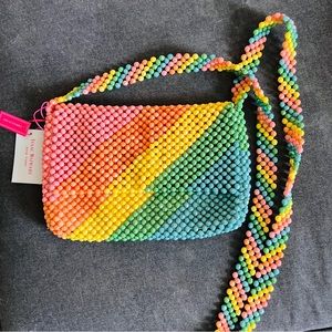 Issac Mizrahi Beaded Pirse with crossbody Bag